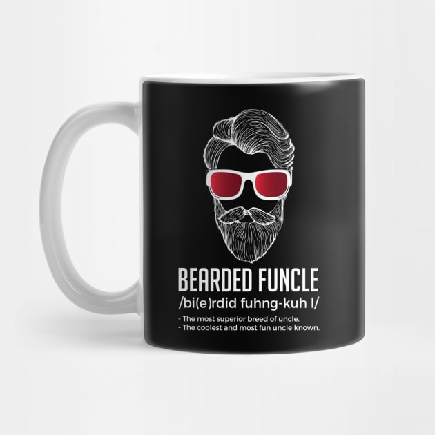 Funny Bearded Funcle Definition Fun Uncle by theperfectpresents